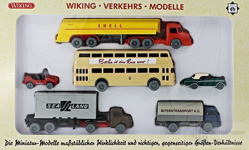 Wiking 257037 - Set Wiking-Verkehrs-Modelle Nr.101 H0 1:87 Wiking 257037 - Set Wiking-Verkehrs-Modelle Nr.101 H0 1:87